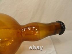 Empty Antique Large Chartreuse Store Display Glass Bottle Liqueur Bar Art Vtg