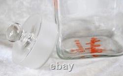 Englhofer Side Loader Glass Bon Bons Candy Jar UK 1920 Vtg Store Counter Display