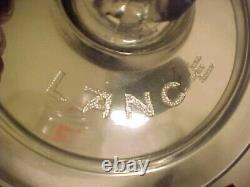 FABULOUS Original Lance Jar Store Display Large with Rare Glass Lid