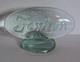 Fenton Dealer Counter 5 Display Sign Iridescent Aqua Green Glass