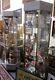 Fine Hexagon Sided Tower Lighted Showcase 76 Tall With 4 Glass Shelves Hci Co
