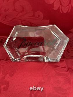 FLAWLESS Glass BACCARAT France Crystal 6 STORE DISPLAY SIGN Figurine Sculpture