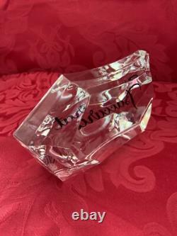 FLAWLESS Glass BACCARAT France Crystal 6 STORE DISPLAY SIGN Figurine Sculpture