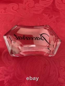FLAWLESS Glass BACCARAT France Crystal 6 STORE DISPLAY SIGN Figurine Sculpture