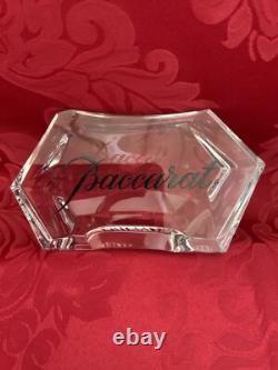 FLAWLESS Glass BACCARAT France Crystal 6 STORE DISPLAY SIGN Figurine Sculpture