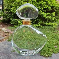 Factice Perfume Bottle +Lid Dummy Large Store Display Glass France 10.5 Vintage