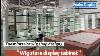Fashion Hair Store Display Fixtures Wig Display Shelf Cabinet Glass Wig Display Cabinet