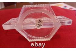 Fenton Dealer Glass Plaque Opalescent Collector with Sticker Handmade USA Vintage