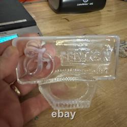 Fenton Dealer Glass Plaque Opalescent Collector with Sticker Handmade USA Vintage