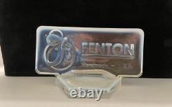 Fenton French Opalescent Glass Logo Store Display Sign