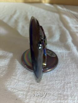 Fenton Glass Co Lavender/Purple Iridescent Dealer Sign-Logo-Late 20th Century