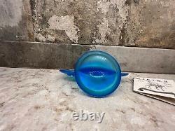 Fenton Opalescent Blue Carnival Glass Store Display Logo Sign