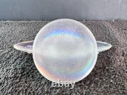 Fenton USA Art Glass Logo Store Display Sign 9499 Carnival Clear