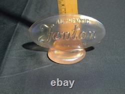 Fenton USA Art Glass Logo Store Display Sign 9499 XK Carnival Violet