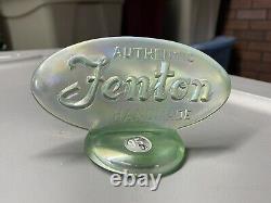 Fenton art glass rare store display sign