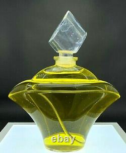 Five Star Fragrance Co. Listen 13.5 x 12.5 1990 Glass Store Display Factice