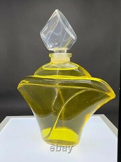Five Star Fragrance Co. Listen 13.5 x 12.5 1990 Glass Store Display Factice