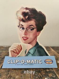 Fossil Clip-O-Matic Eyeglasses Store Countertop Display