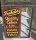 Freihofer's Quality Cakes Counter Display 1920's Country Store Tin & Glass