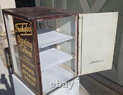 Freihofer's Quality Cakes Counter Display 1920's Country Store Tin & Glass