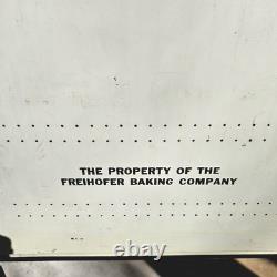 Freihofer's Quality Cakes Counter Display 1920's Country Store Tin & Glass