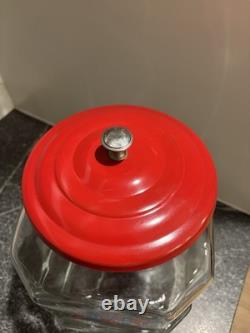 From The House of Lance Glass Counter Display Jar 1950's Candy Display Jar
