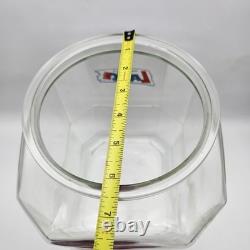 From The House of Lance Glass Counter Display Jar 1950's Candy Display Jar