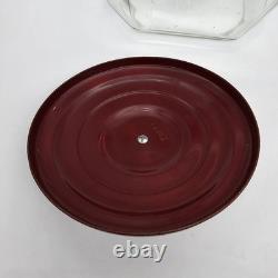 From The House of Lance Glass Counter Display Jar 1950's Candy Display Jar