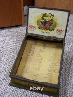 GARCIA GRANDE Cigar Store Display Case J KLORFEIN NYC 13 D x 10 W x 12 3/4 H