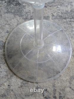 GIANT 3-FOOT TALL Plastic Sparkly Wine Glass with Stem Former Store Display