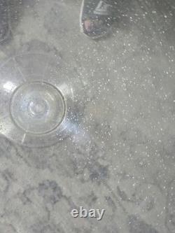 GIANT 3-FOOT TALL Plastic Sparkly Wine Glass with Stem Former Store Display