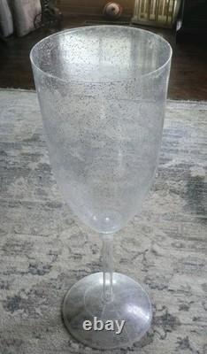 GIANT 3-FOOT TALL Plastic Sparkly Wine Glass with Stem Former Store Display