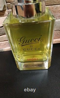 GUCCI By Gucci Sport Pour Homme STORE DISPLAY FULL XL Heavy Glass Bottle