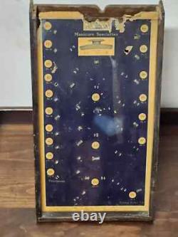 General Store Counter Display Cabinet Wood Glass 4 Drawers Vintage Antique ROUGH