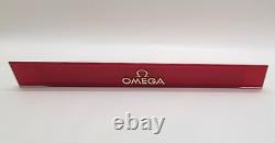 Genuine Omega Large Dealer's Glass/metal Plaque Brand New
