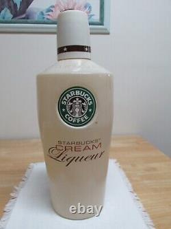 Giant 17 1/2 Starbucks Coffee Cream Liqueur Store Display Glass Bottle (c) 2005