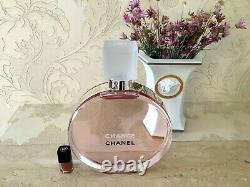 Giant 2 Liters Glass Factice Chanel Chance Eau Tendre Store Display See Descrip