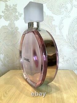 Giant 2 Liters Glass Factice Chanel Chance Eau Tendre Store Display See Descrip