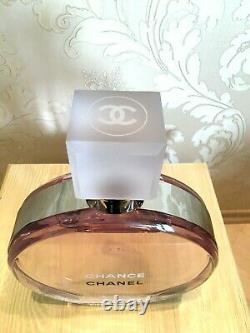 Giant 2 Liters Glass Factice Chanel Chance Eau Tendre Store Display See Descrip