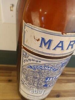 Giant Bottle Vintage Martell Cognac Advertising Empty Store Display Bottle 23