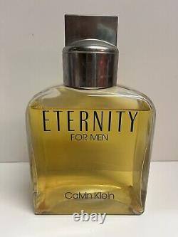 Giant Factice, Eternity For men By Calvin Klein Store Display Glass Bottle Rare