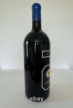 Giant Wine Bottle Display Empty 17x5 Rombauer Vineyards Napa Valley Cabernet