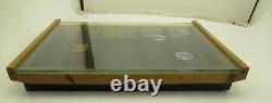 Gillette Razor Blades Wooden Store Counter Top Display Case Glass Top 1940's