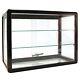 Glass Counter Display Case- Black Open Box- Local Pick Up