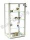 Glass Countertop Display Case Store Fixture Showcase With Front Lock #sc-kdcab