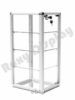 Glass Countertop Display Case Store Fixture Showcase with front lock #SC-KDCAB