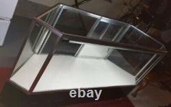 Glass Display Cabinet GFI, Extra long cord, Drawer, interior Lights with switch