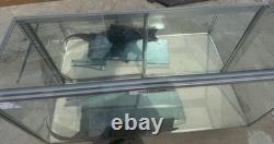 Glass Display Case For Store With Shelves & Lock