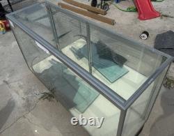 Glass Display Case For Store With Shelves & Lock