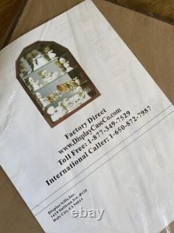 Glass Display Case Shelf Wall Hanging Display Case Store Fixture Showcase